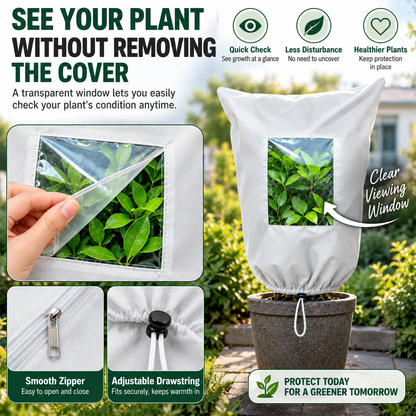 50% OFF | Protect Your Plants From Frost – Breathable Reusable Winter Cover
