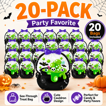 👻Early Halloween Special 49% OFF👻-Halloween Transparent Pumpkin Favor Bags