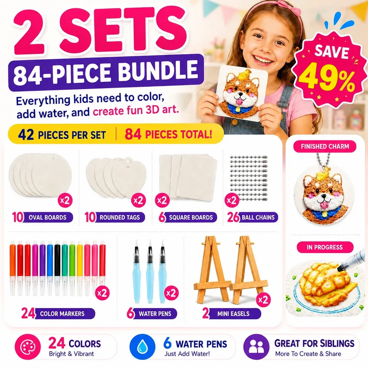 🔥🔥Last Day 69% OFF🔥3D Puffy Texture Paper- Turn Simple Drawings Into Fun Puffy 3D Art🪄