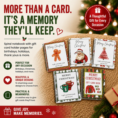 50% OFF — The Christmas Gift Card Book They'll Actually Love