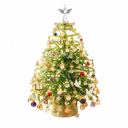 ✨DIY Beaded Holiday Tree Kit – Create Your Own Sparkling Seasonal Decor