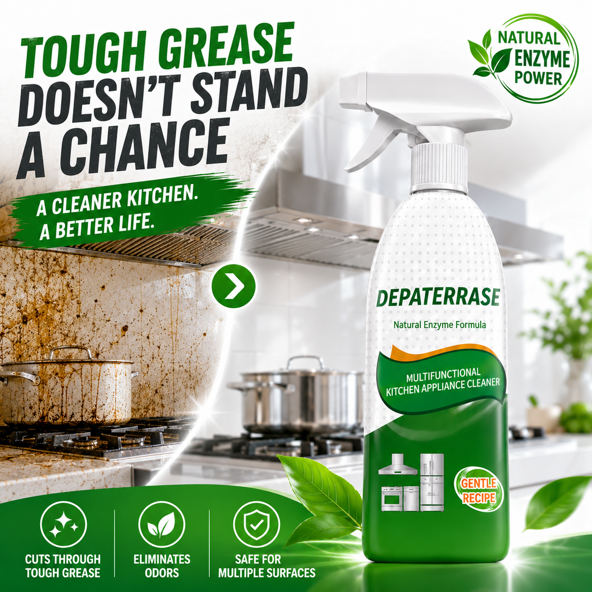 🧽 Every Home Needs This             🏠Powerful Cleaning for Grease, Sticky Residue