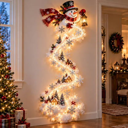 Christmas Magic LED Train Wall Light