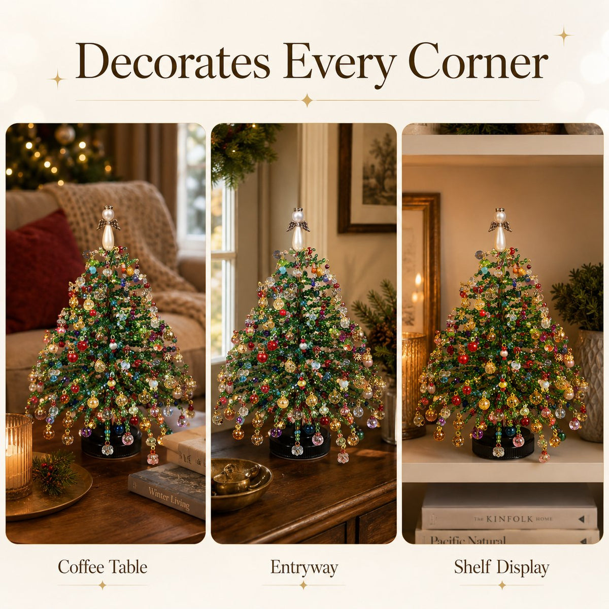 ✨DIY Beaded Holiday Tree Kit – Create Your Own Sparkling Seasonal Decor