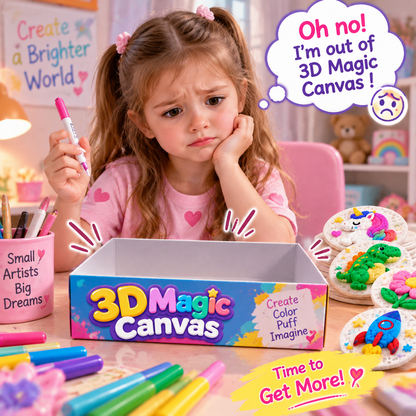 3D Magic Canvas Refill Pack