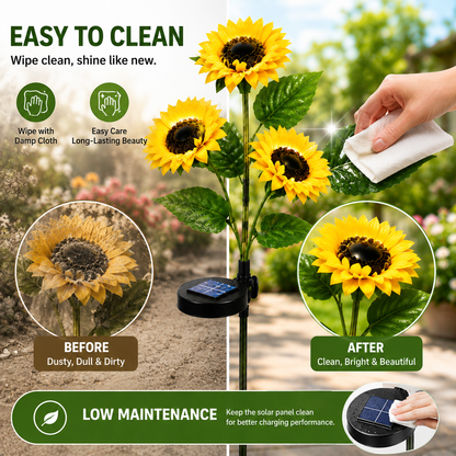 🌻 50% OFF Today | Solar Sunflower Lights – Bright & Beautiful