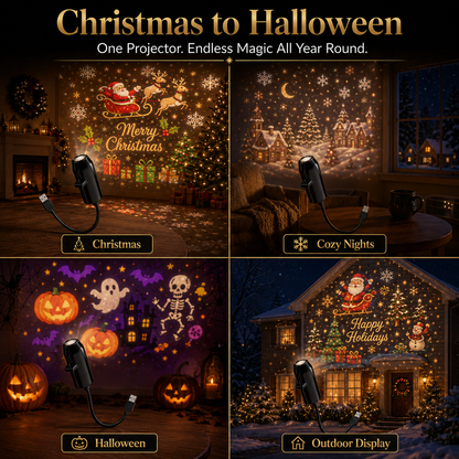🎄Early Christmas Sales 50% OFF🎄 —Christmas Magic Projector – Plug In & Transform Any Room in Seconds