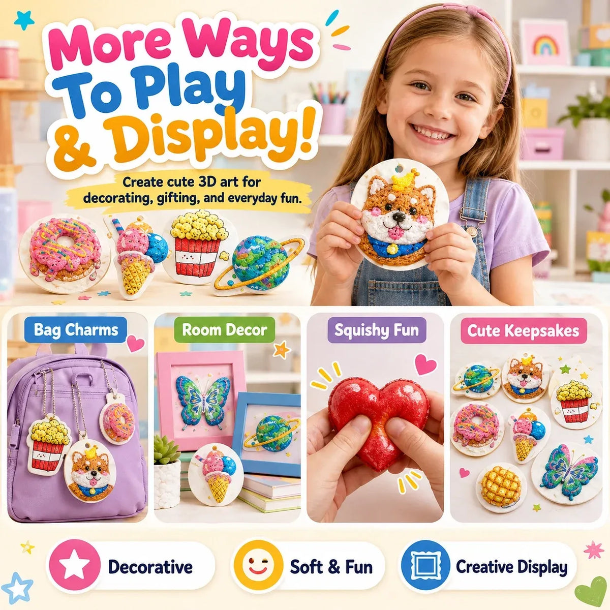 🔥🔥Last Day 69% OFF🔥3D Puffy Texture Paper- Turn Simple Drawings Into Fun Puffy 3D Art🪄