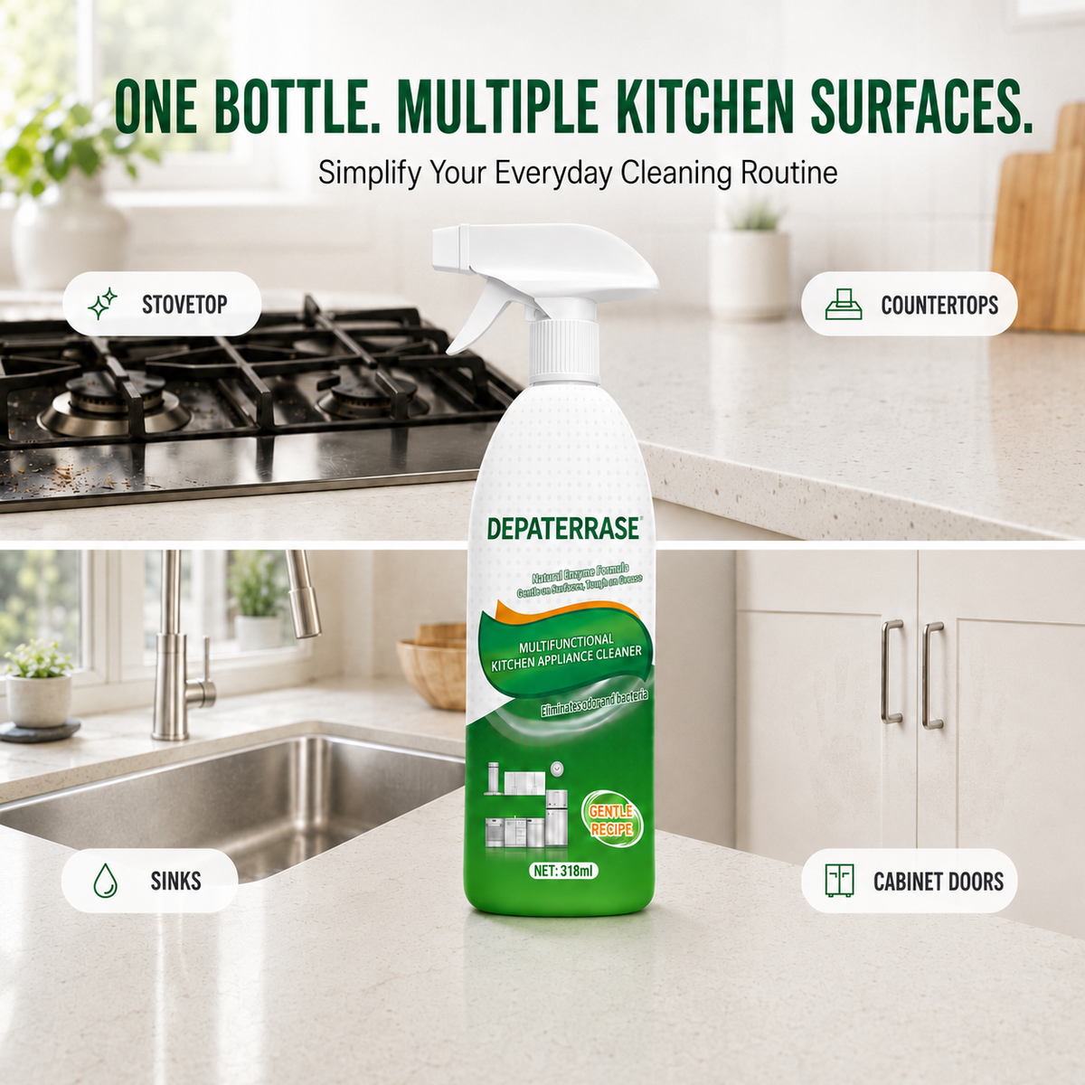 🧽 Every Home Needs This             🏠Powerful Cleaning for Grease, Sticky Residue