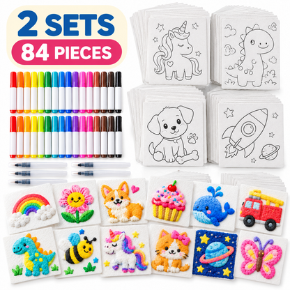 🔥🔥Last Day 69% OFF🔥3D Puffy Texture Paper- Turn Simple Drawings Into Fun Puffy 3D Art🪄