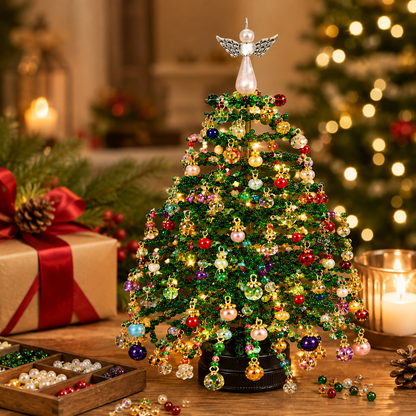 ✨DIY Beaded Holiday Tree Kit – Create Your Own Sparkling Seasonal Decor