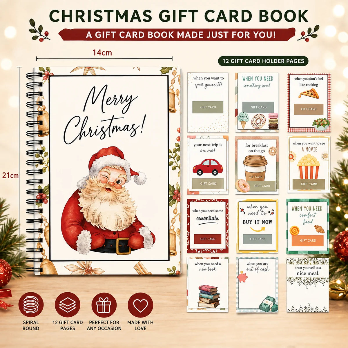 50% OFF — The Christmas Gift Card Book They'll Actually Love