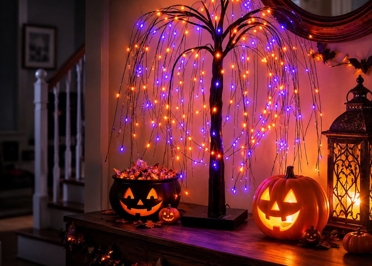 Night Light Artificial Tree