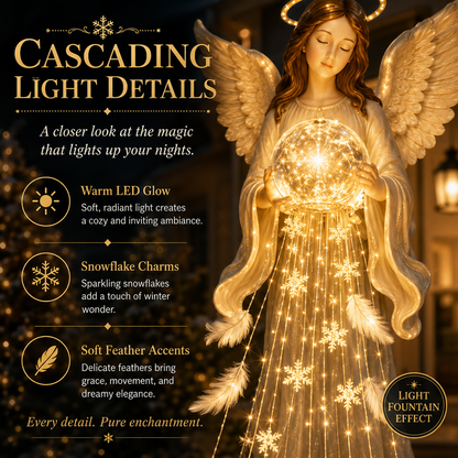 👼✨ ✨50% OFF Solar Angel Blessing Fountain – Cascading Christmas Garden Light